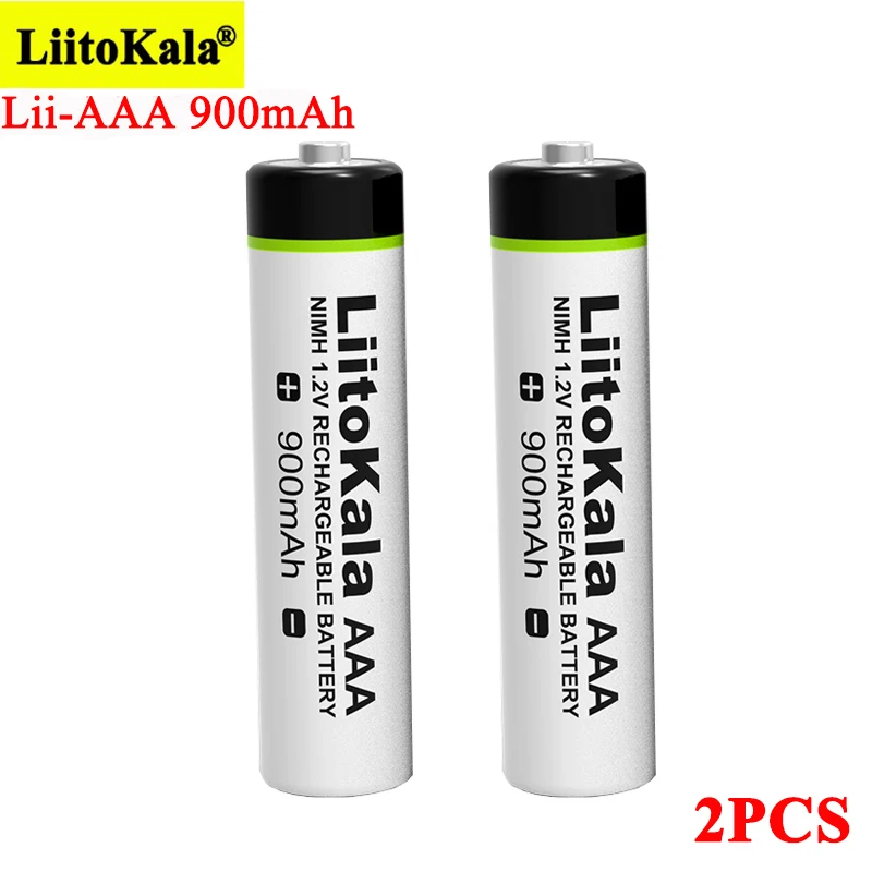 4-30 PCS LiitoKala 1.2V AAA NiMH акумулаторна батерия 900mAh Подходяща за играчки, мишки, електронни везни и др. Изображение 1