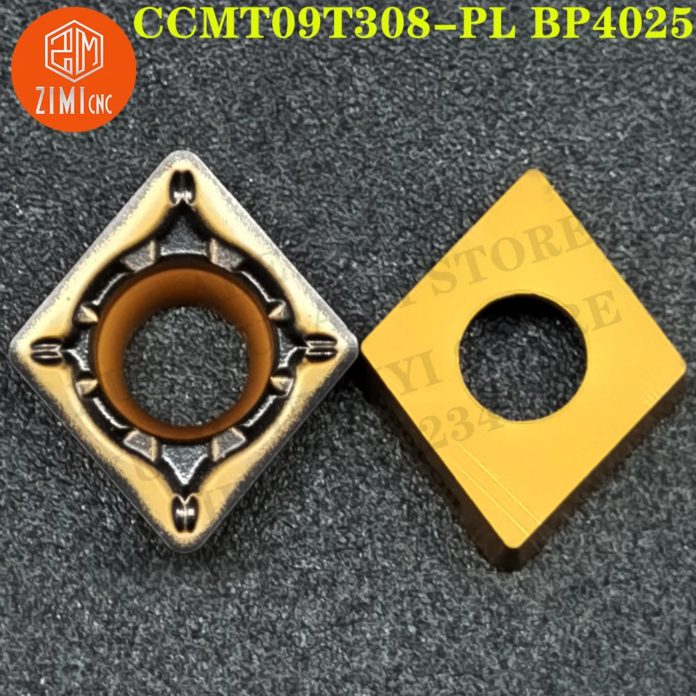 CCMT09T308-PL BP4025 CCMT09T308-PL Външни карбидни CNC инструменти механичен метал фреза Вътрешно рязане Карбидни вложки Изображение 1