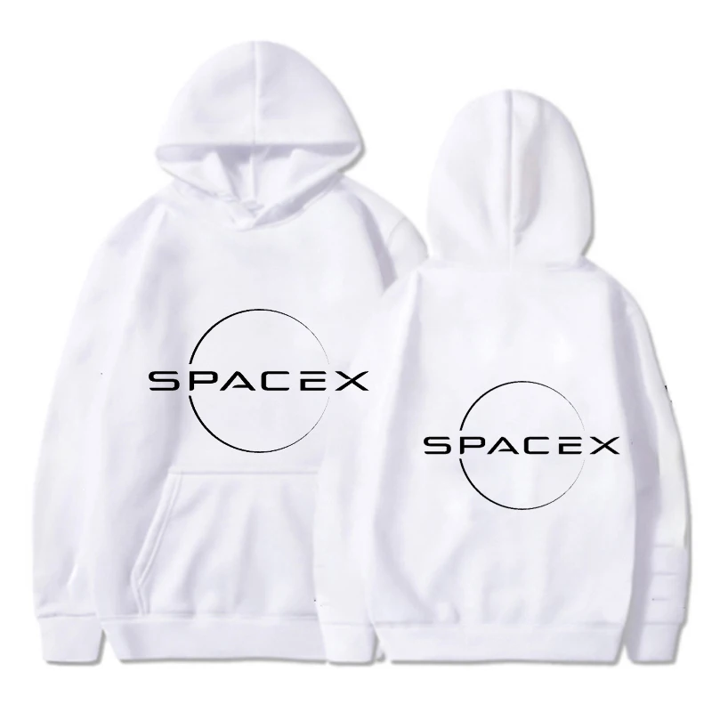 Fashion Space X Графични качулки Falcon Hooded Пуловер Мъжко облекло за мъже Дамски анцуг Суитчър Спортно облекло Изображение 1
