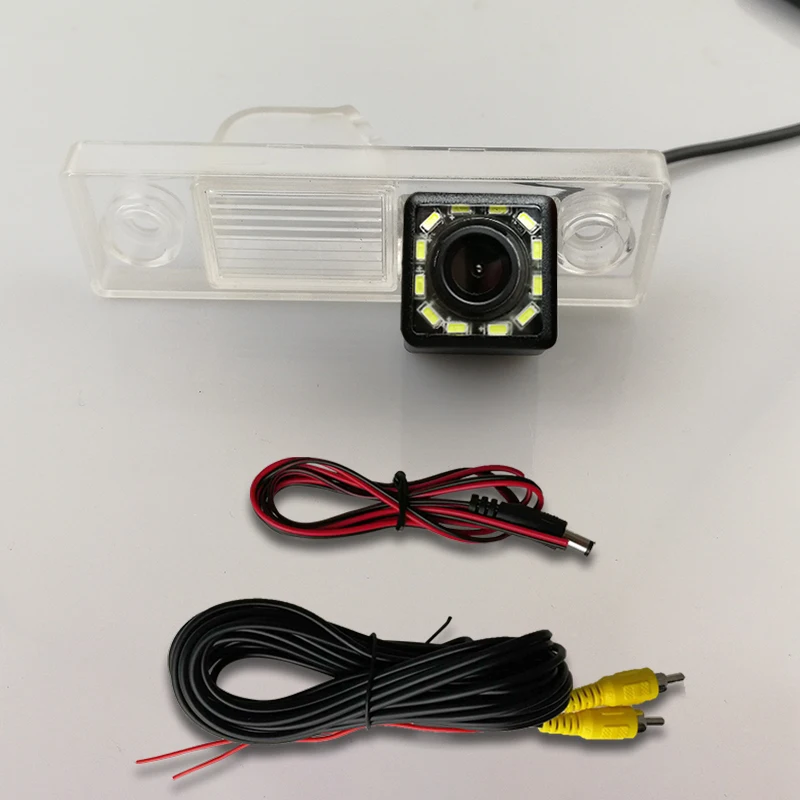 HD безжична кола CCD задна камера Fisheye 12led динамично нощно виждане за CHEVROLET EPICA LOVA AVEO CAPTIVA CRUZE LACETTI HRV SPARK Изображение 1