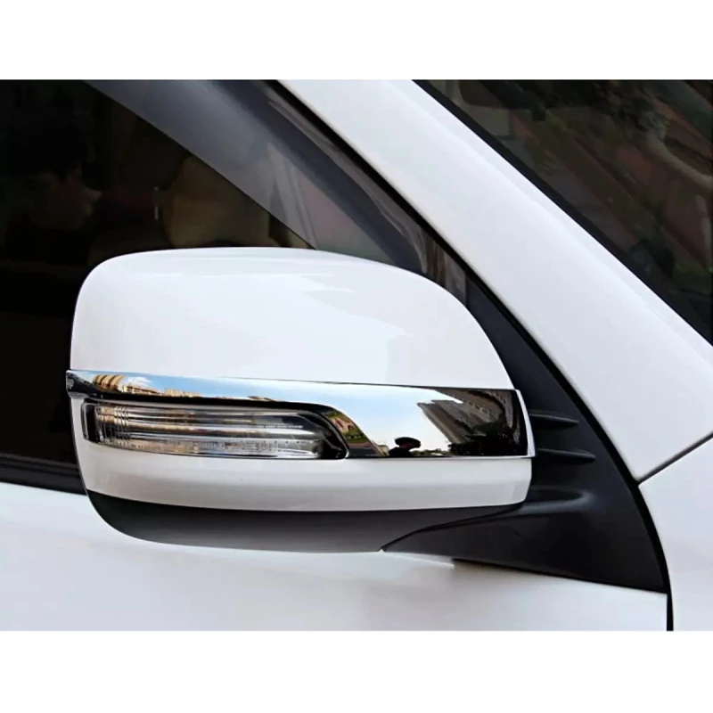 Кола огледало за обратно виждане Cover Trim Strip стикер аксесоари за Toyota Land Cruiser Prado 150 2010-2020 Изображение 1