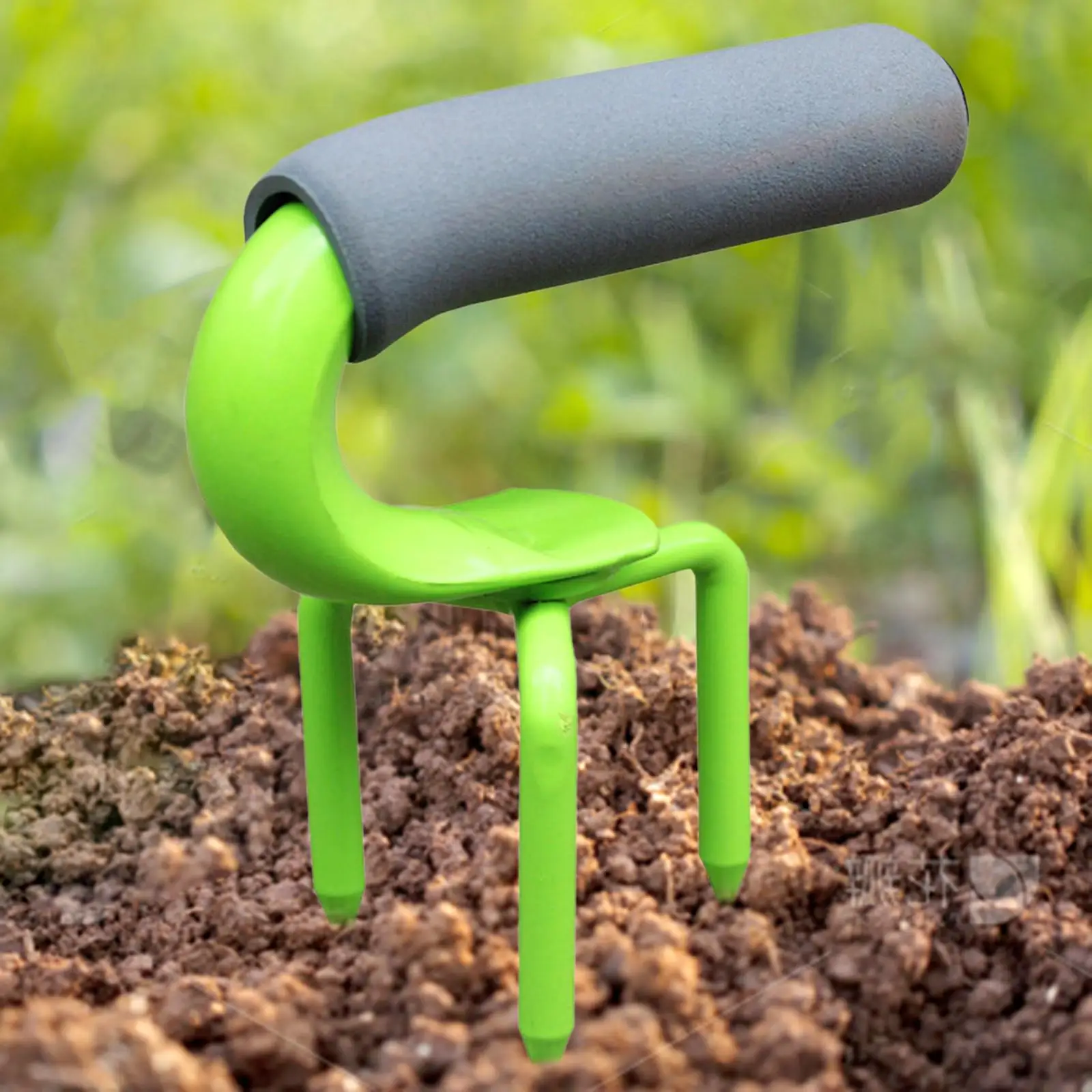 Мини градинарски нокът 3 нокът селскостопански инструменти за разрохкване обръщане на почвата Изображение 1