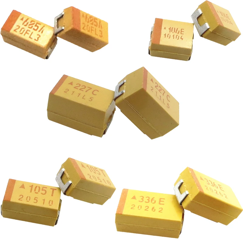 (10pcs) 3216 (тип A) 6.8UF (685) ±10% 16V CA45-A016K685T C685 1206 SMD танталов кондензатор Изображение 2