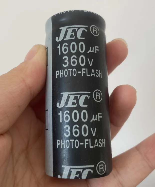 1pc 360v1600uf фото светкавица кондензатор 1600uf360v 35 * 60mm Изображение 2