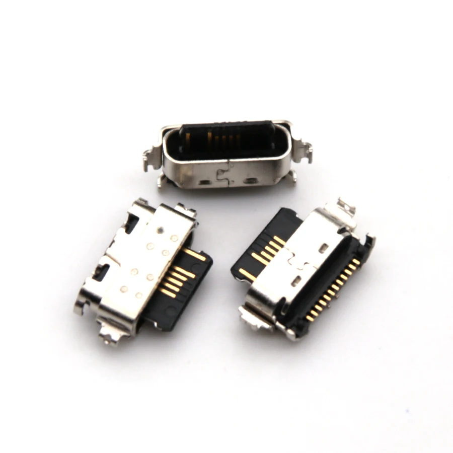 20PCS / Lot Type-C USB зарядно устройство Джак порт Plug Dock конектор за зареждане за Alcatel 3X 2019 5048 5048A 5048U 5048Y / 3V 2019 5032 Изображение 2