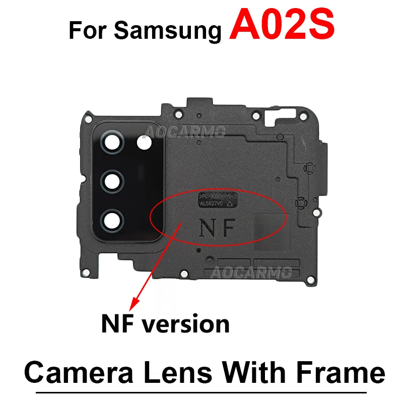Дънна платка основна платка капак плоча и камера обектив с рамка за Samsung Galaxy A02S SM-A022G резервни части Изображение 2