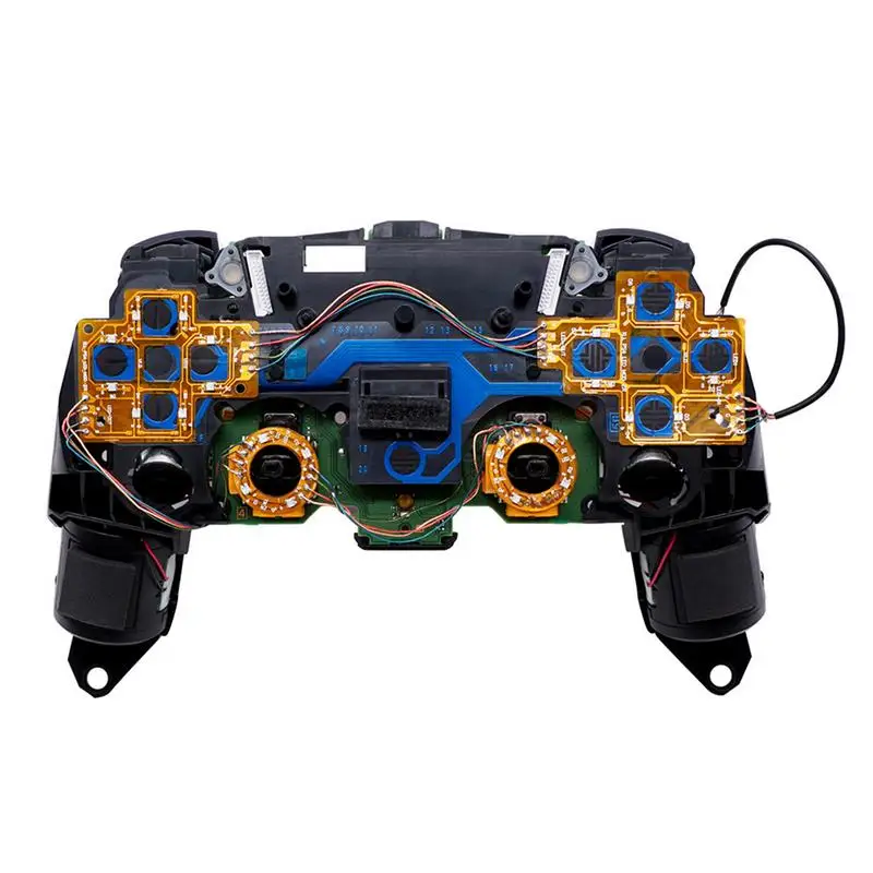 Лесен за инсталиране безжичен контролер Стайлинг аксесоари комплект за PS5Controller PS5Джойстик цвят светлина съвет DIY Изображение 2