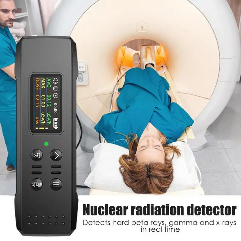 Радиационен дозиметър акумулаторен ядрен радиационен метър с ремък човешки предпазни средства за козметика строителни консумативи Изображение 2