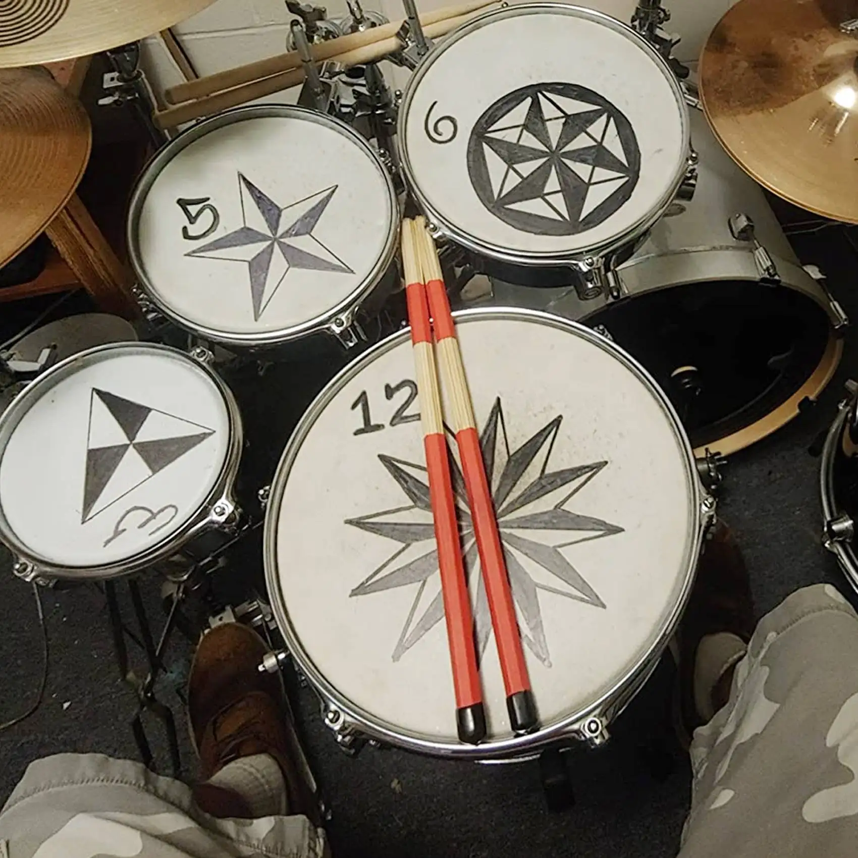 2 двойки барабанни пръчки четки Rute Jazz Drumsticks Практични барабанни пръчки за опитни барабанисти за създаване на нов звук на барабан Изображение 3