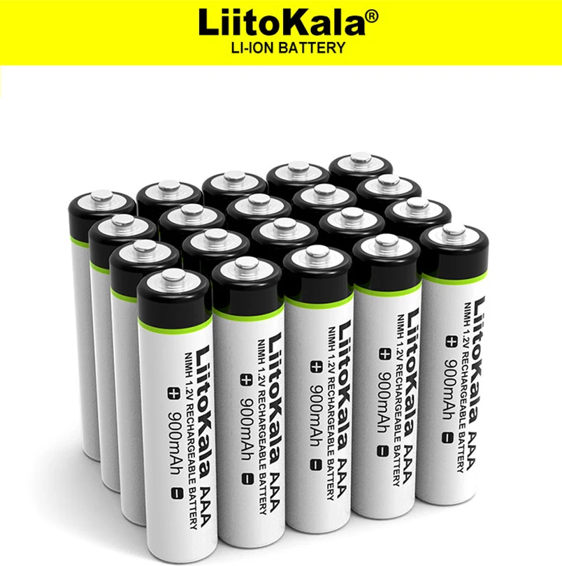4-30 PCS LiitoKala 1.2V AAA NiMH акумулаторна батерия 900mAh Подходяща за играчки, мишки, електронни везни и др. Изображение 3