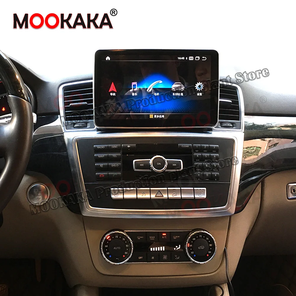 Android 11.0 Безжична Carplay Auto стерео GPS навигация PX6 За Mercedes Benz SLK ML GL GLS GLE 2011-2018 Автомобилна мултимедия Изображение 3