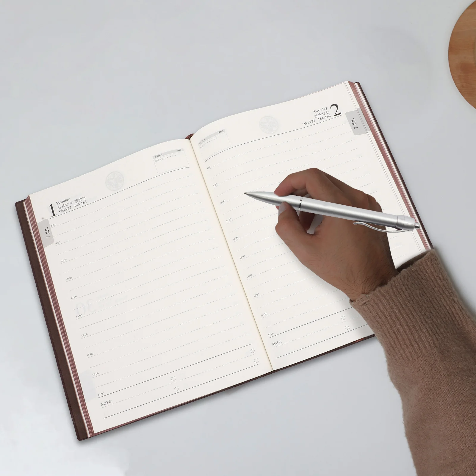 Creative Daily Agenda Notepad Portable Office Planner Notebook Work Planning Notebook Изображение 3