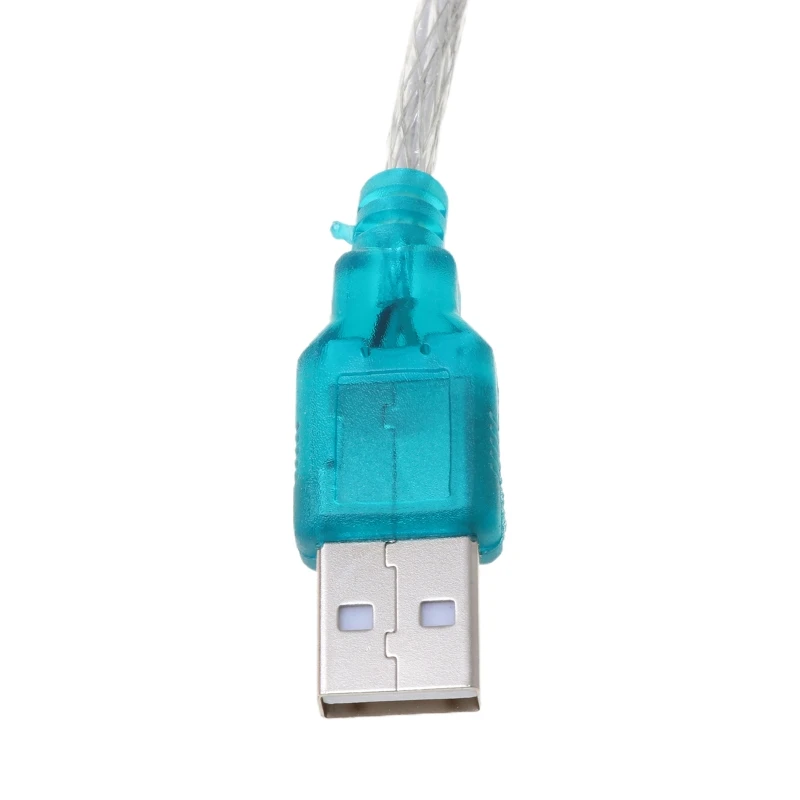Dropship черен USB към RS232 RS-232 (DB9) сериен кабел стандартен адаптер конвертор за PC Изображение 3