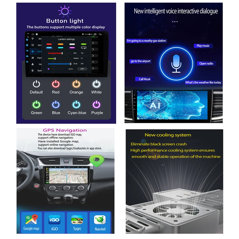 Eternal Android 13 Car Radio За Ford Fiesta Mk 6 2009 - 2018 2 Din навигация GPS Carplay Autoradio Stereo Multimedia Head Unit Изображение 3