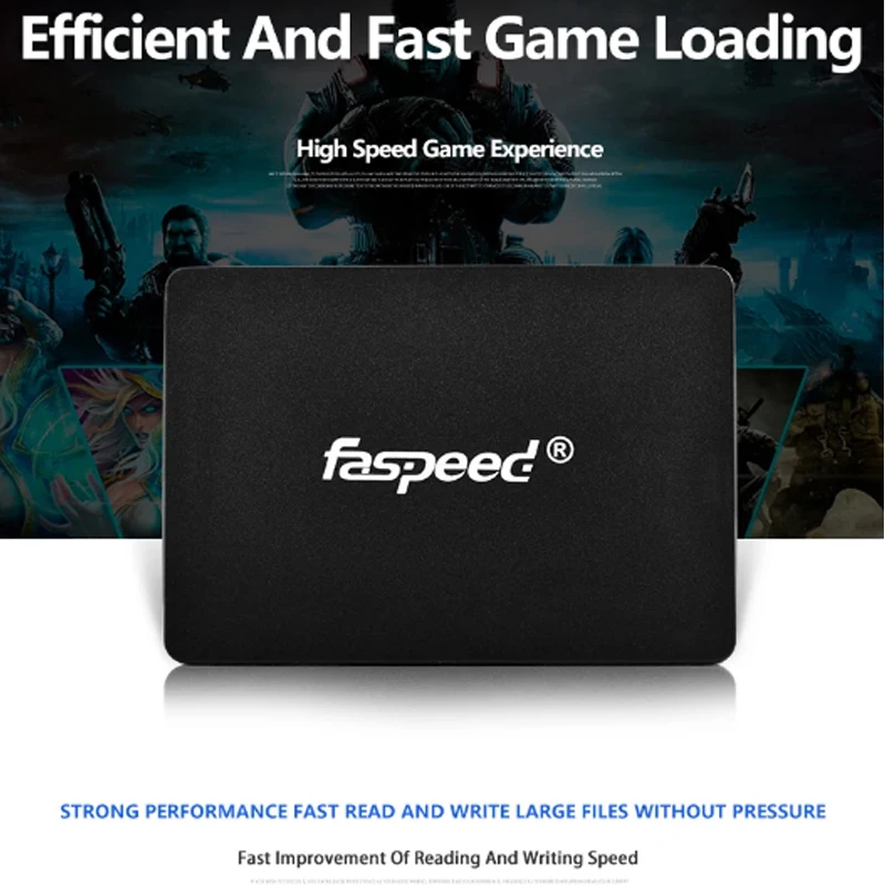 Faspeed 1 / 10Pcs SATA 3 SSD 256GB 512GB 128GB твърдотелен диск 1TB 2TB вътрешен 2.5 твърд диск 256 GB 1 TB за PC настолен лаптоп Изображение 3
