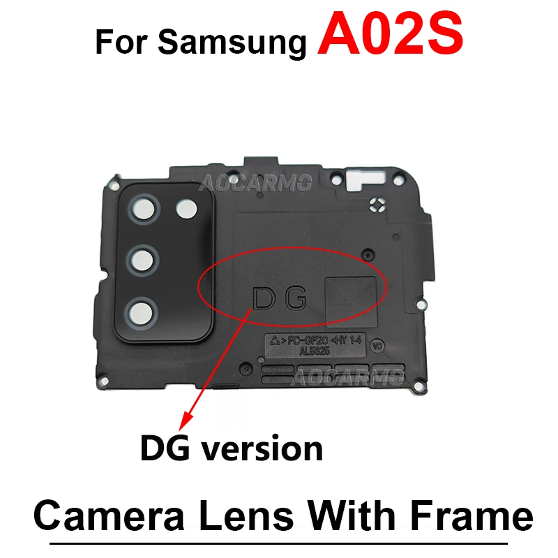 Дънна платка основна платка капак плоча и камера обектив с рамка за Samsung Galaxy A02S SM-A022G резервни части Изображение 3
