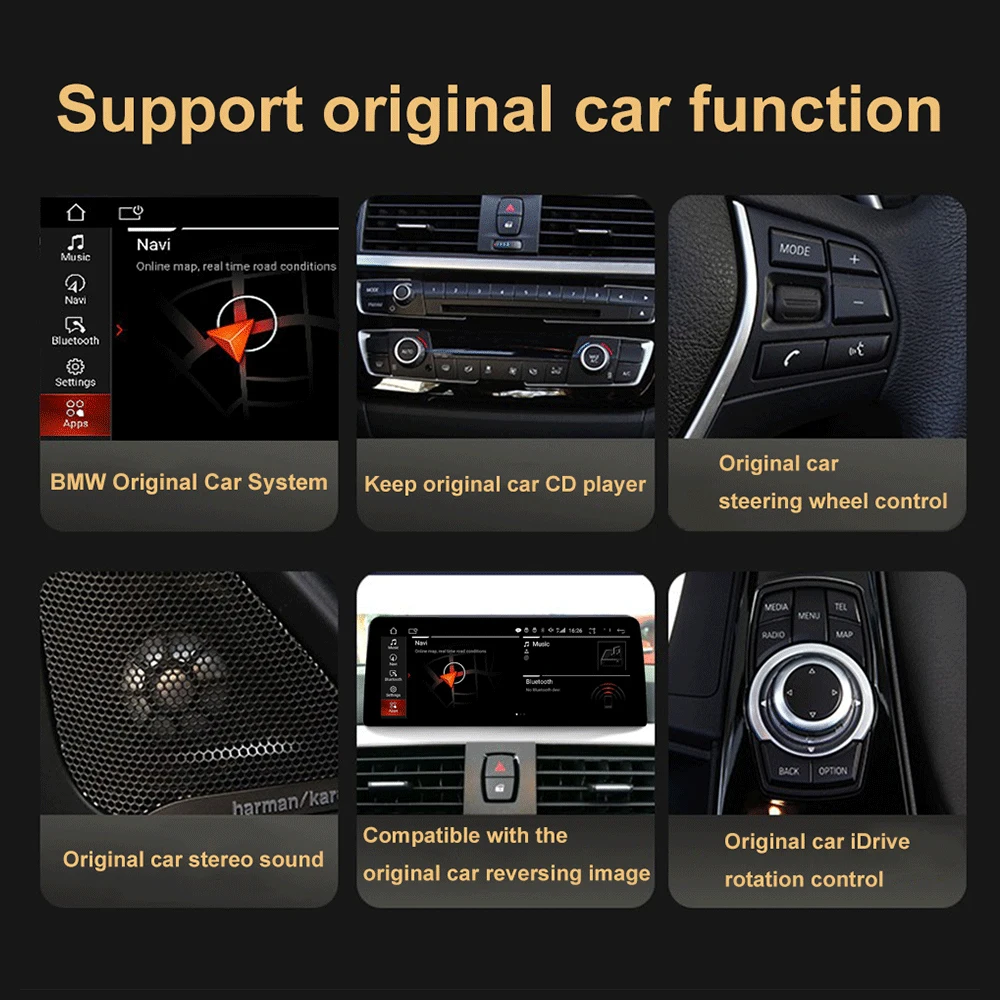 За Audi A6 A6L C6 2005 - 2012 RHD Android 13 Автомобилно радио Видео Мултимедия Навигация GPS Auto Carplay 4G WIFI система 8.8 инча Изображение 3