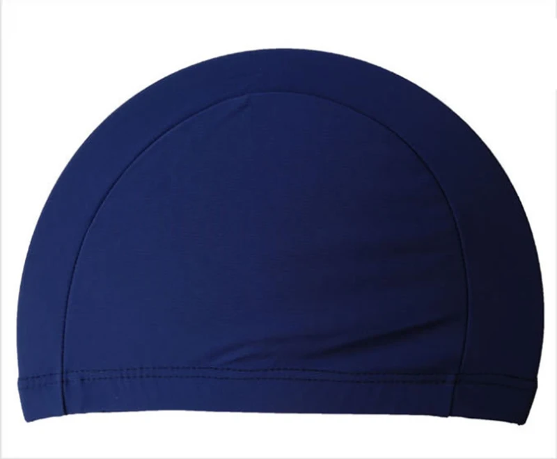 Свободен размер плат защита ушите дълга коса спорт Siwm басейн плувна шапка шапка възрастни мъже жени спортни ултратънки възрастни шапки за къпане Изображение 3