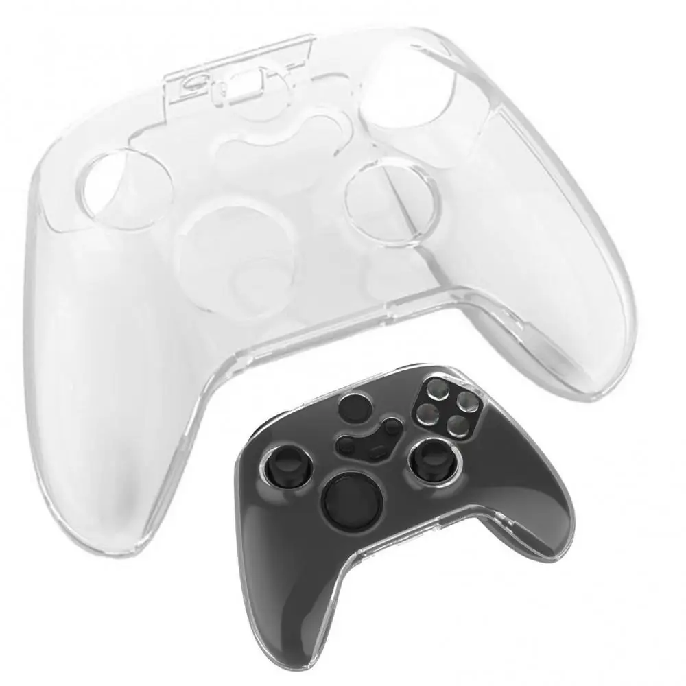 Устойчив на падане кристал прозрачен корпус против хлъзгане прахоустойчив защитен капак за Xbox Series S / X конзола контролер геймпад Изображение 3