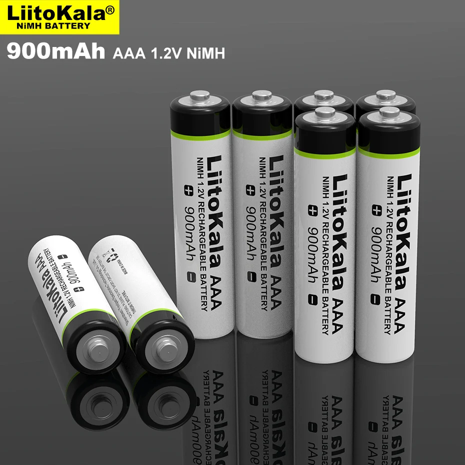 4-30 PCS LiitoKala 1.2V AAA NiMH акумулаторна батерия 900mAh Подходяща за играчки, мишки, електронни везни и др. Изображение 4