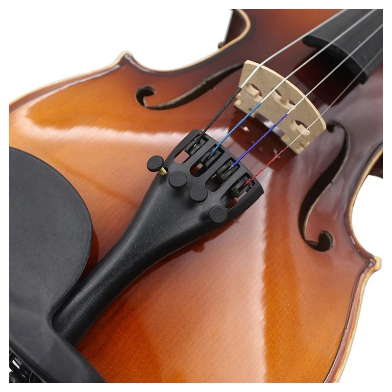 4 бр. 3/4 4/4 цигулка цигулка струнник хълм стил с 4бр опашката опашката 4 фини тунери алуминиева сплав трайни силен Изображение 4