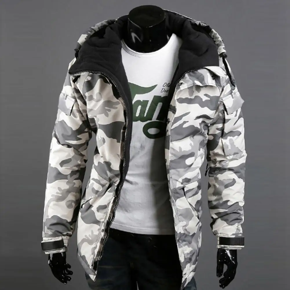 Durable Loose Coat Warm Woolen военен стил палто Зимно палто за пазаруване Изображение 4