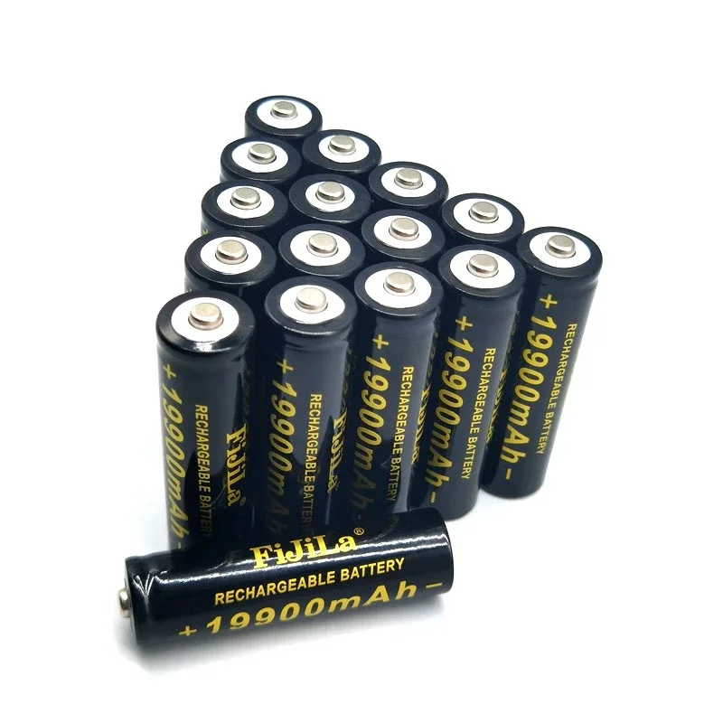 100% Нови 18650 литиеви батерии фенерче 18650 акумулаторна батерия 3.7V 19900 Mah за фенерче +201 зарядно устройство Изображение 5