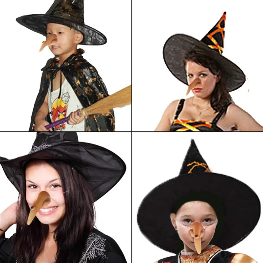 1~20PCS Хелоуин вещица нос смешно обличане Cosplay Prop Зъл вещица нос костюм аксесоар обличане на носа за Хелоуин Изображение 5