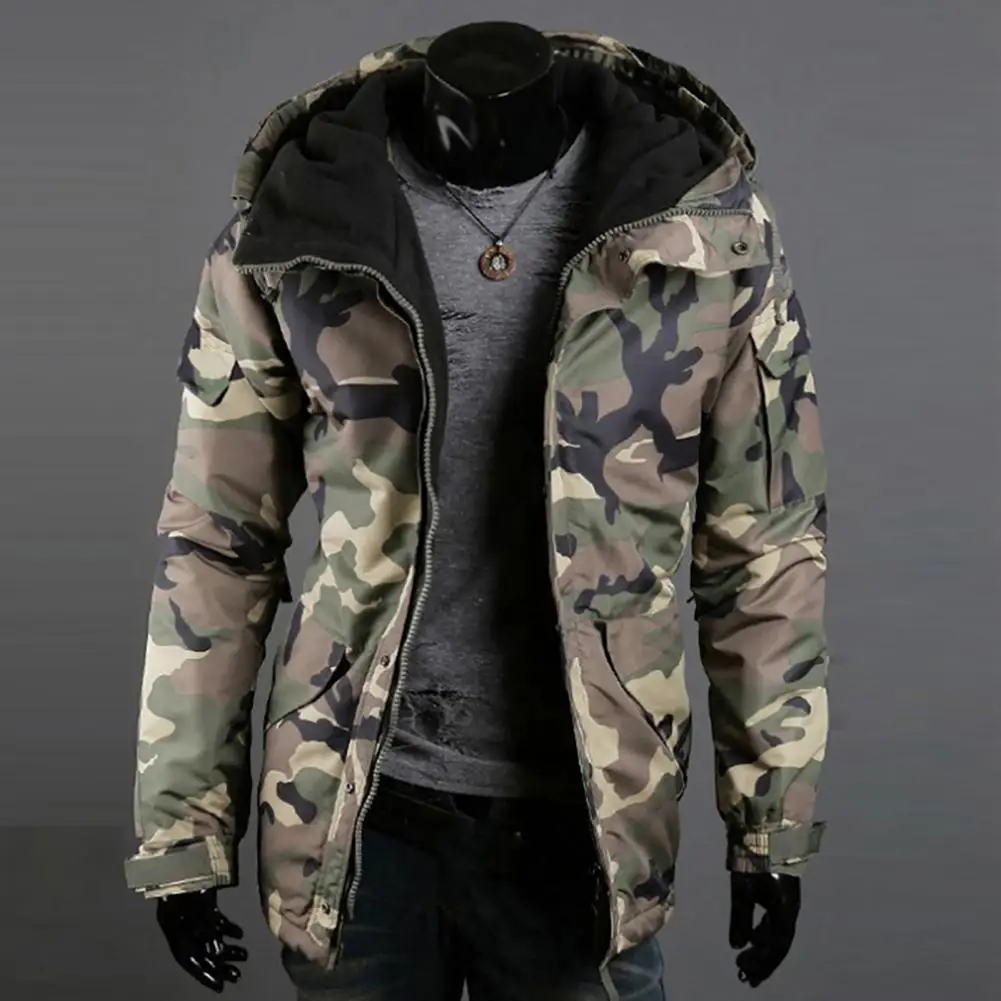 Durable Loose Coat Warm Woolen военен стил палто Зимно палто за пазаруване Изображение 5