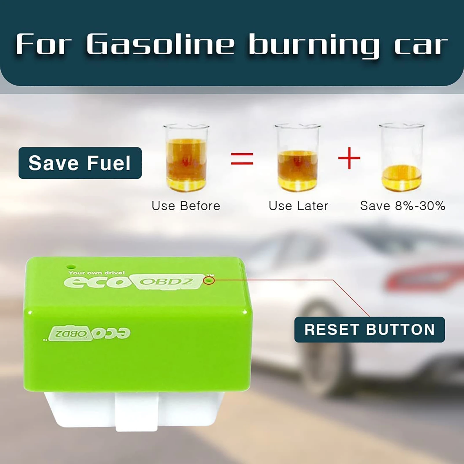 Eco OBD OBD2 икономичен икономичен икономия на гориво спестява около 15% гориво бензин кола газ спестяване за бензинови автомобили Фюле спестяване Изображение 5
