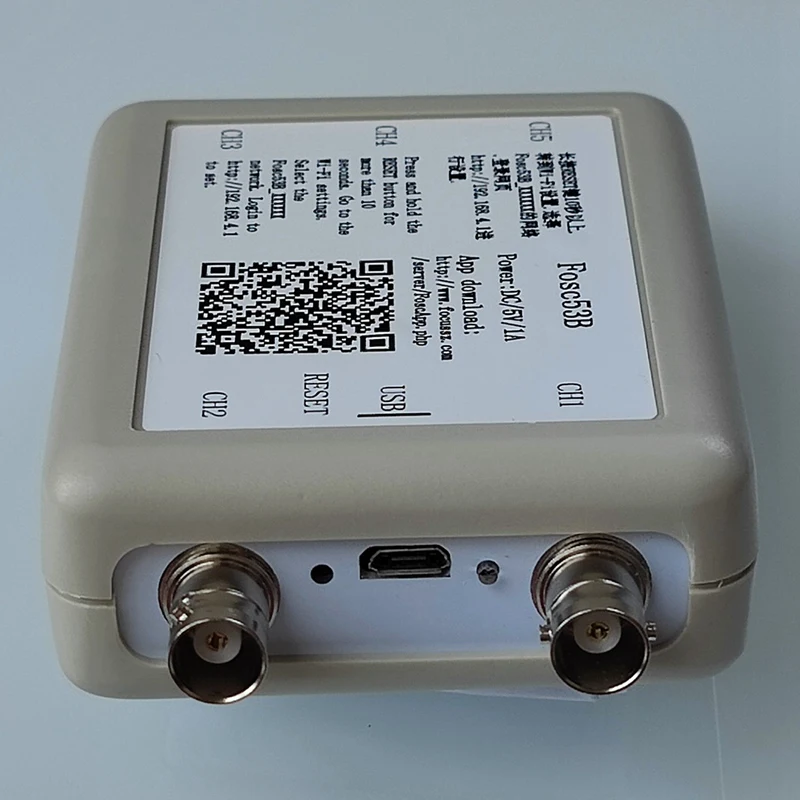 Fosc53b Безжичен Wi-Fi 5-канален USB осцилоскоп Виртуално съхранение на данни Записващо устройство за придобиване Части за инструменти за автомобилна поддръжка Изображение 5