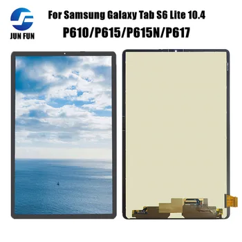 За Samsung Galaxy Tab S6 Lite 10.4 P610 P615 P615N P617 LCD екран дисплей сензорно стъкло дигитайзер събрание подмяна 1
