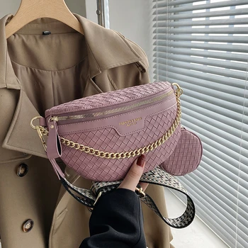 Тазгодишната популярна ниша дизайн старши чувство личност нов всичко-в-едно кръстосано тяло чанта женски прост дизайн мода 1