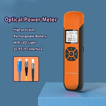 Optical Power Meter G10 акумулаторна батерия Висока точност Fiber Optic Power Meter кабел тестер инструмент Mini OPM с флаш светлина 1