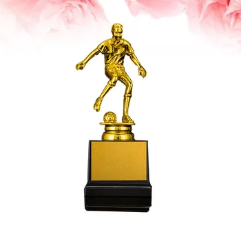 Soccer Football Trophy Tournament Competition Trophy Goldstar Award Championship Cup Настолна фигура за (Golden ) 1