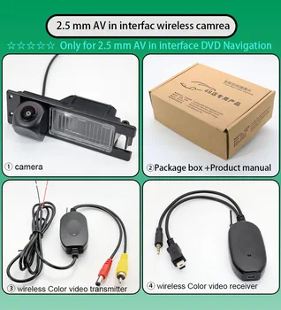 2.4 Ghz безжична камера за задно виждане за Opel Astra J K Ampera Corsa Meriva Insignia Karl Adam Приемник за цветен предавател 1