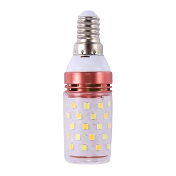 3 Цветни температури Интегрирана SMD LED лампа за царевица AC85V - 265V Топло бяло Висока светлина Икономия на енергия Малка LED крушка 1