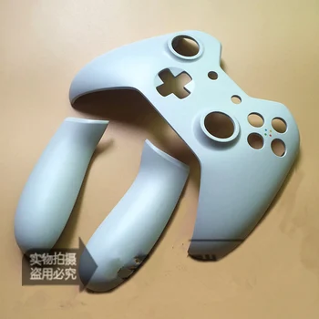 За Xbox One контролер Оригинален преден корпус Корпус на капака Лицева плоча W / Задни ръкохватки Десни леви странични релси Дръжки Панели 1
