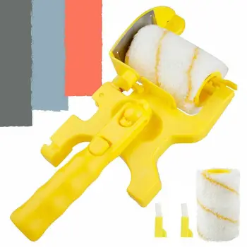 Ръчна четка за ролкови ръбове за боя 31CM Многофункционална четка за почистване на боя Edger Roller Brush Portable Plastic
