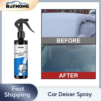 Спрей за обезледяване на автомобили Спрей против замръзване Почистване на прозорци Размразяване на предното стъкло Бързо размразяване на автомобила Антифриз за топене на сняг Спрей Deicer 1