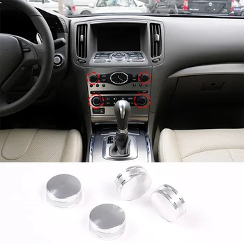 За Infiniti G серия 2007-2013 алуминиева сплав климатик обем копче пръстен капак интериор модификация аксесоари 1