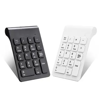 2.4GHz безжична цифрова клавиатура 18 клавиша Цифрова клавиатура за счетоводен касиер лаптоп лаптоп таблети преносим Numpad дропшипинг 1