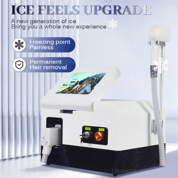 Нов 808nm диоден епилатор 2000W Постоянна безболезнена ледена платинена машина за епилация Красота SPA устройство оборудване 1