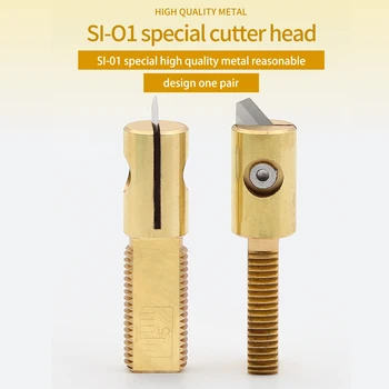 1 двойка надлъжно отваряне нож обвивка кабел slitter влакно оптичен стриптизьорка SI-01 замени острие резервна режеща глава 1