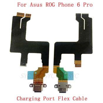 USB конектор за порт за зареждане Flex кабел за Asus ROG Phone 6 Pro конектор за зареждане Части за ремонт на борда 1