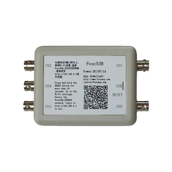 Fosc53b Безжичен Wi-Fi 5-канален USB осцилоскоп Виртуално съхранение на данни Записващо устройство за придобиване Части за инструменти за автомобилна поддръжка 1