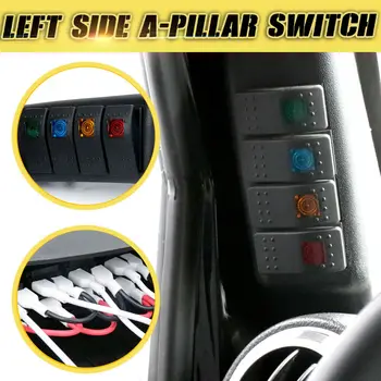 Car A-Pillar Switch Pod Panel Ляв страничен рокер за Jeep Wrangler JK 2007-2017 1