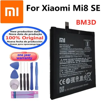 Xiao mi Нова оригинална висококачествена 3120mAh батерия BM3D за Xiaomi Mi8 Mi 8 SE батерии за мобилни телефони Bateria 1