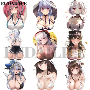 Azur Lane Kashino Dido Belfast 3D Mousepad Hand Wrist Rest Mouse Pad Mousepad Silicone Oppai Soft Mouse Mat Office Work Gift 1