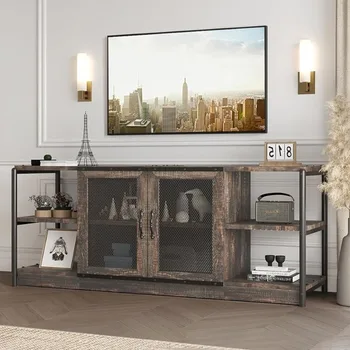 TV стойка диван хол шкафове селски дъб ps5 рафт плаващи рафтове за стена висящи телевизия кабинет телевизионни щандове етажерка 1